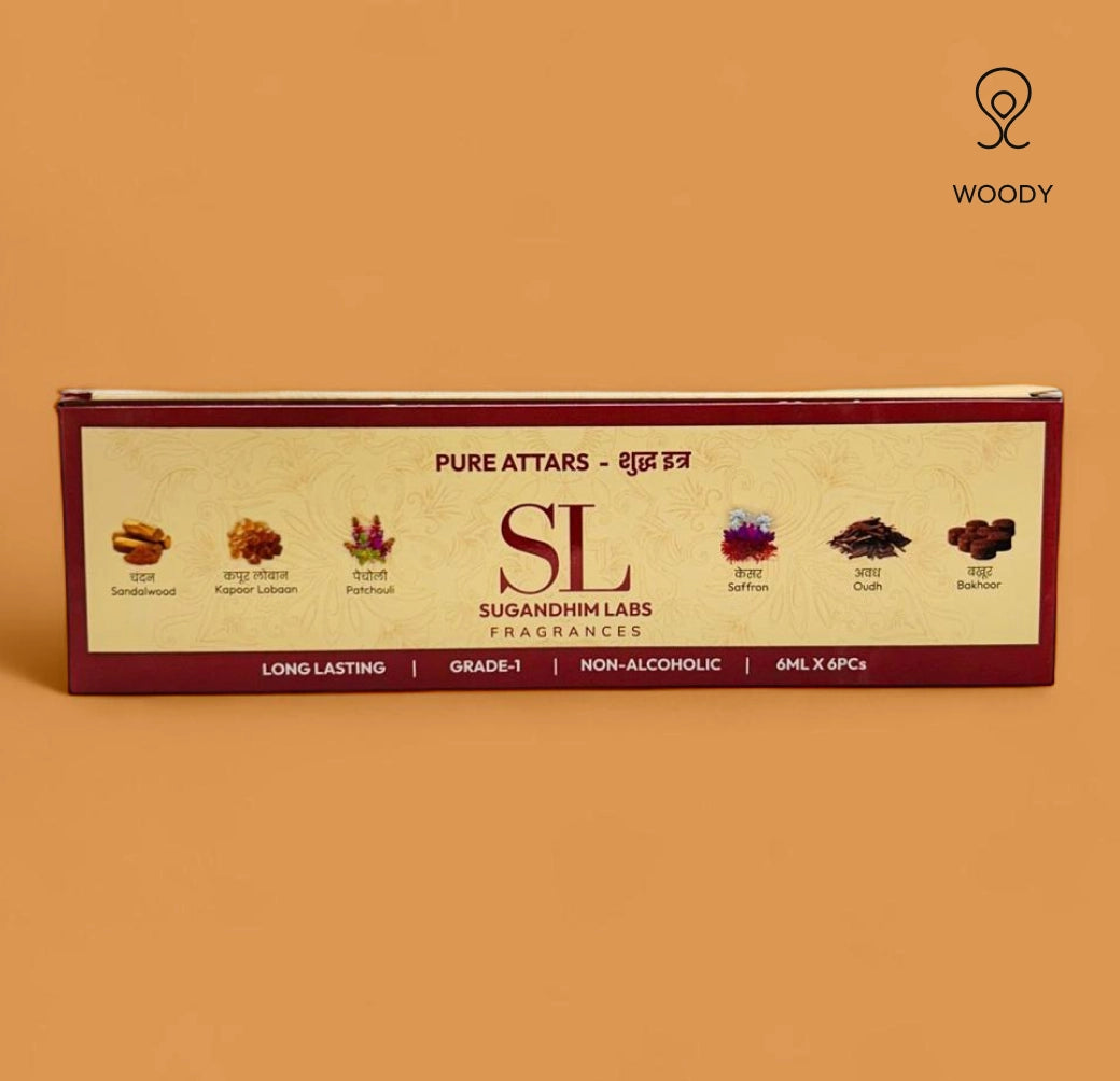 Box of 6 Woody