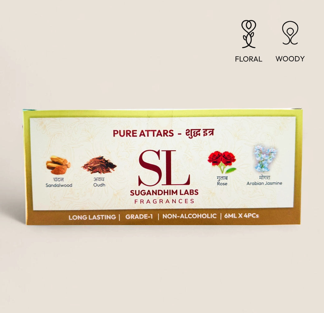 Box of 4 Mix (Floral + Woody)