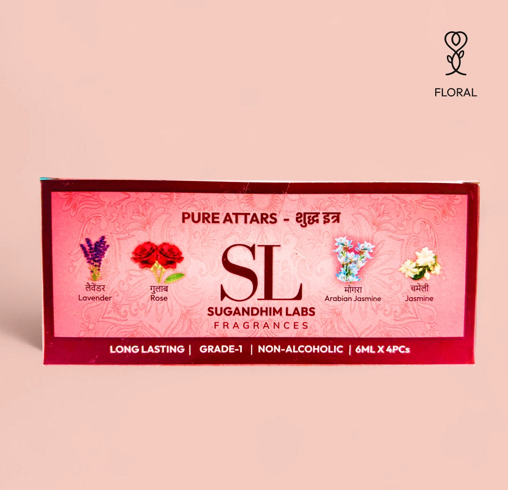 Box of 4 Floral