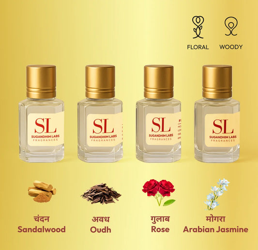 Box of 4 Mix (Floral + Woody)