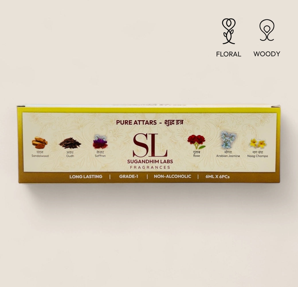 Box of 6 Mix (Floral + Woody)