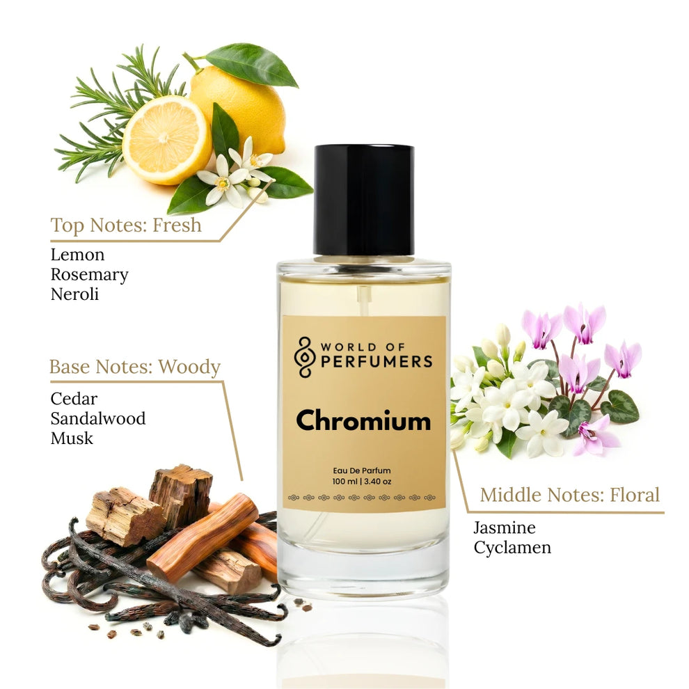 Chromium Perfume – Inspired by Chrome EDT | World of Perfumers