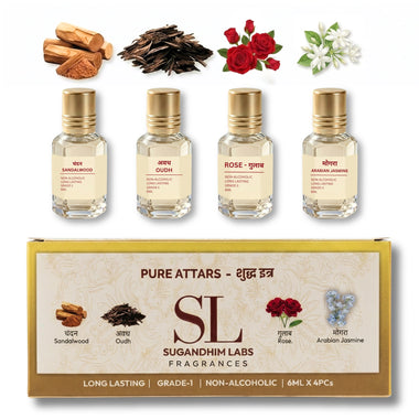 Box of 4 Mix (Floral + Woody)