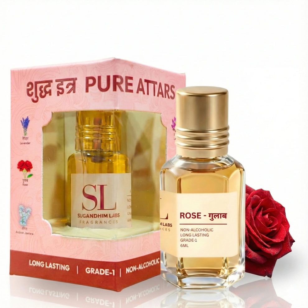 Rose Gulab Attar – World of Perfumers