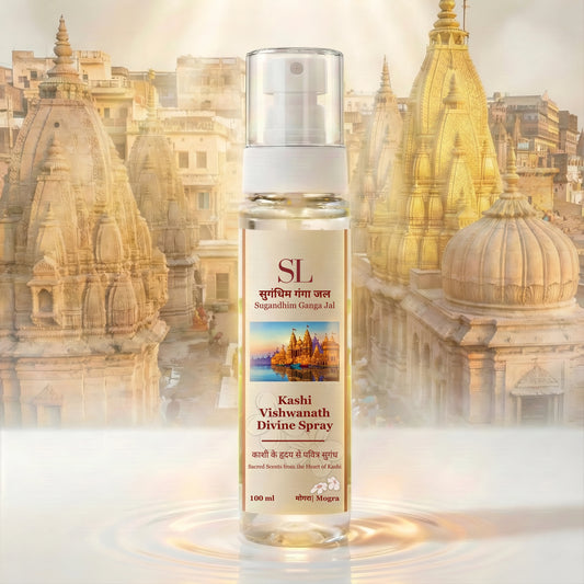 Sugandhim Ganga Jal Mogra (Arabian Jasmine) spray inspired by Kashi Vishwanath Temple